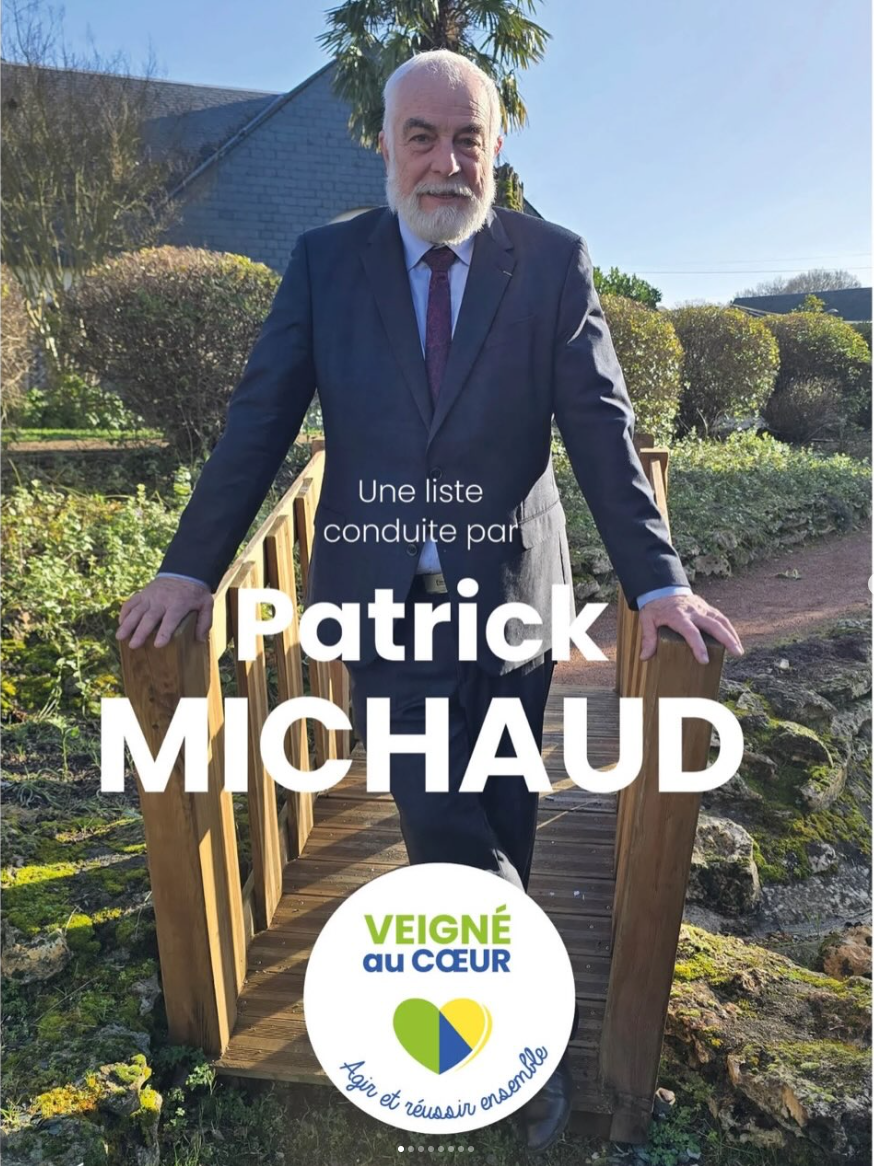 Affiche Veigné au Cœur - Patrick Michaud